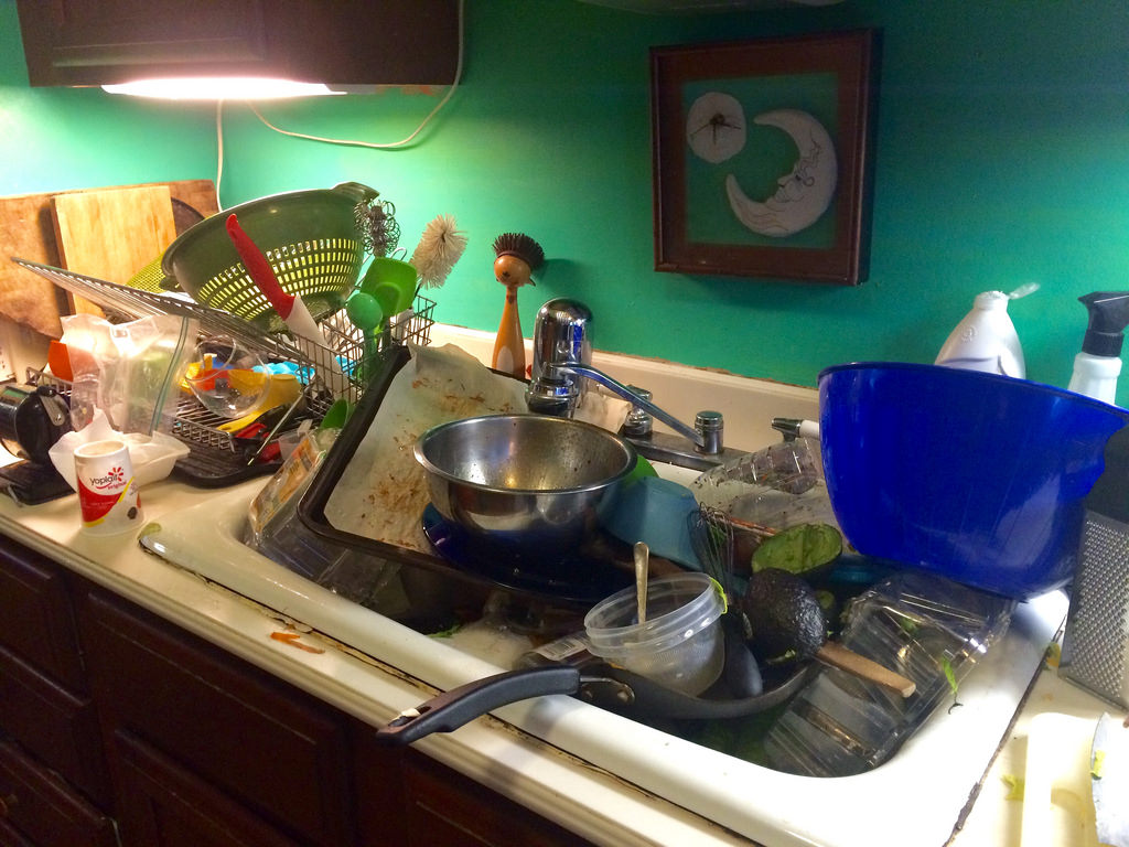 The joys and messiness of cooking
