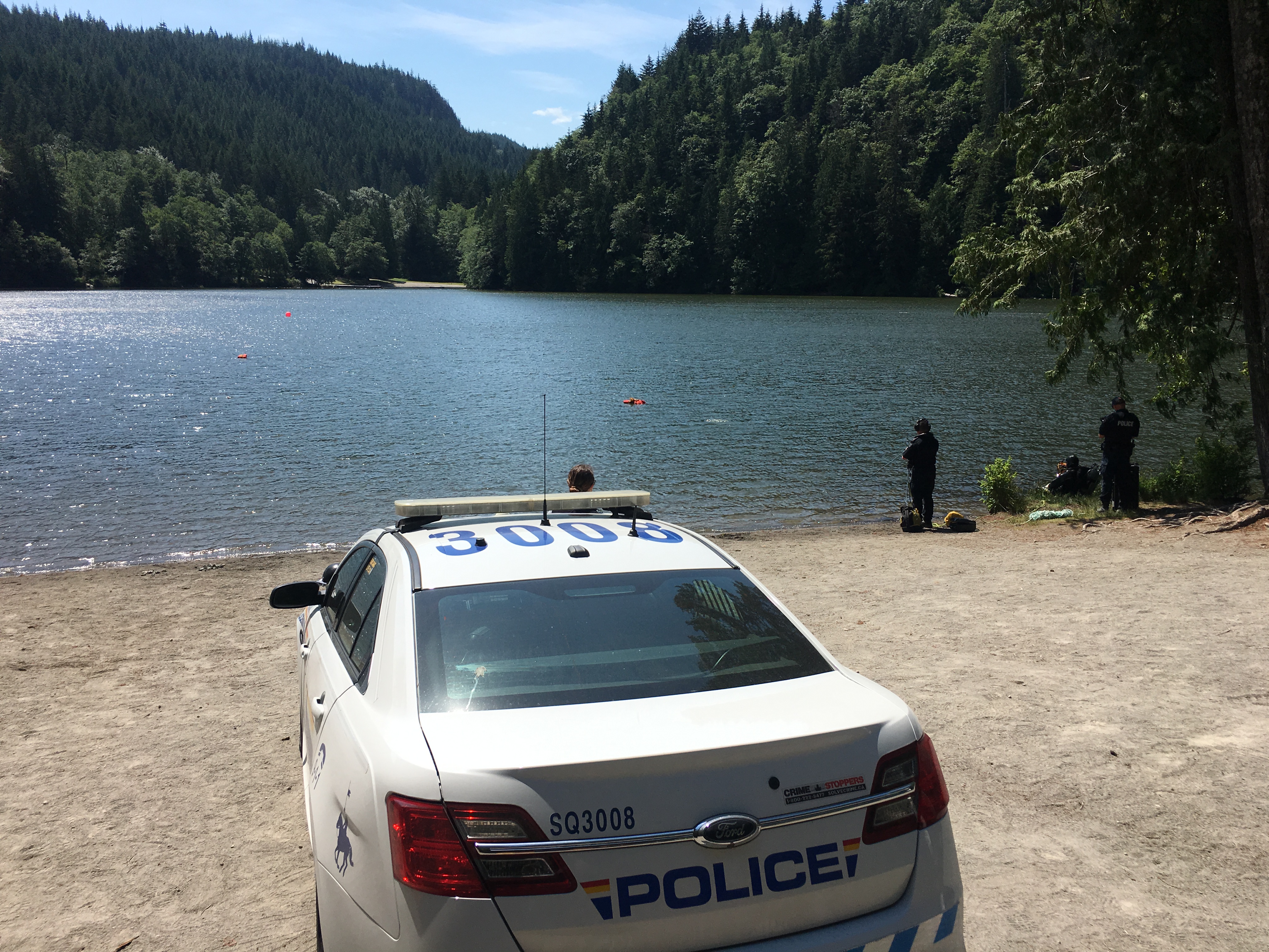 RCMP Underwater Recovery Team locate Delta man’s body in Alice Lake