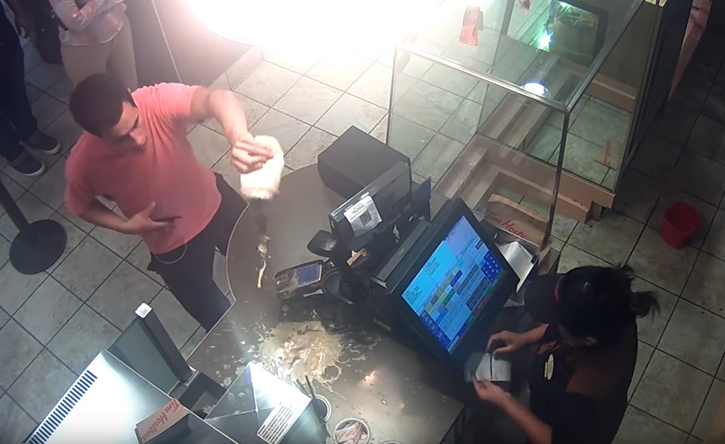VIDEO: Man Goes Ballistic after Wrong Ice Capp Order in New Westminster