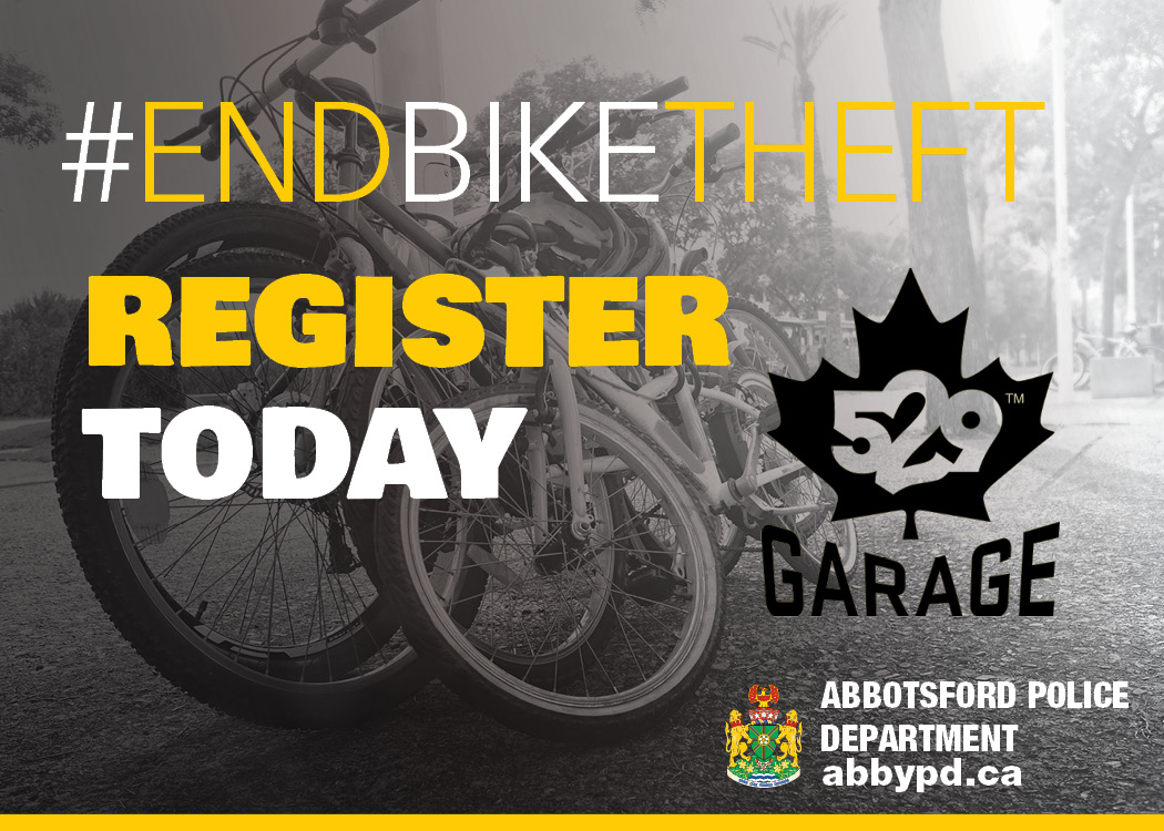 Abbotsford Police Department partners with Bike Registry to return stolen bikes