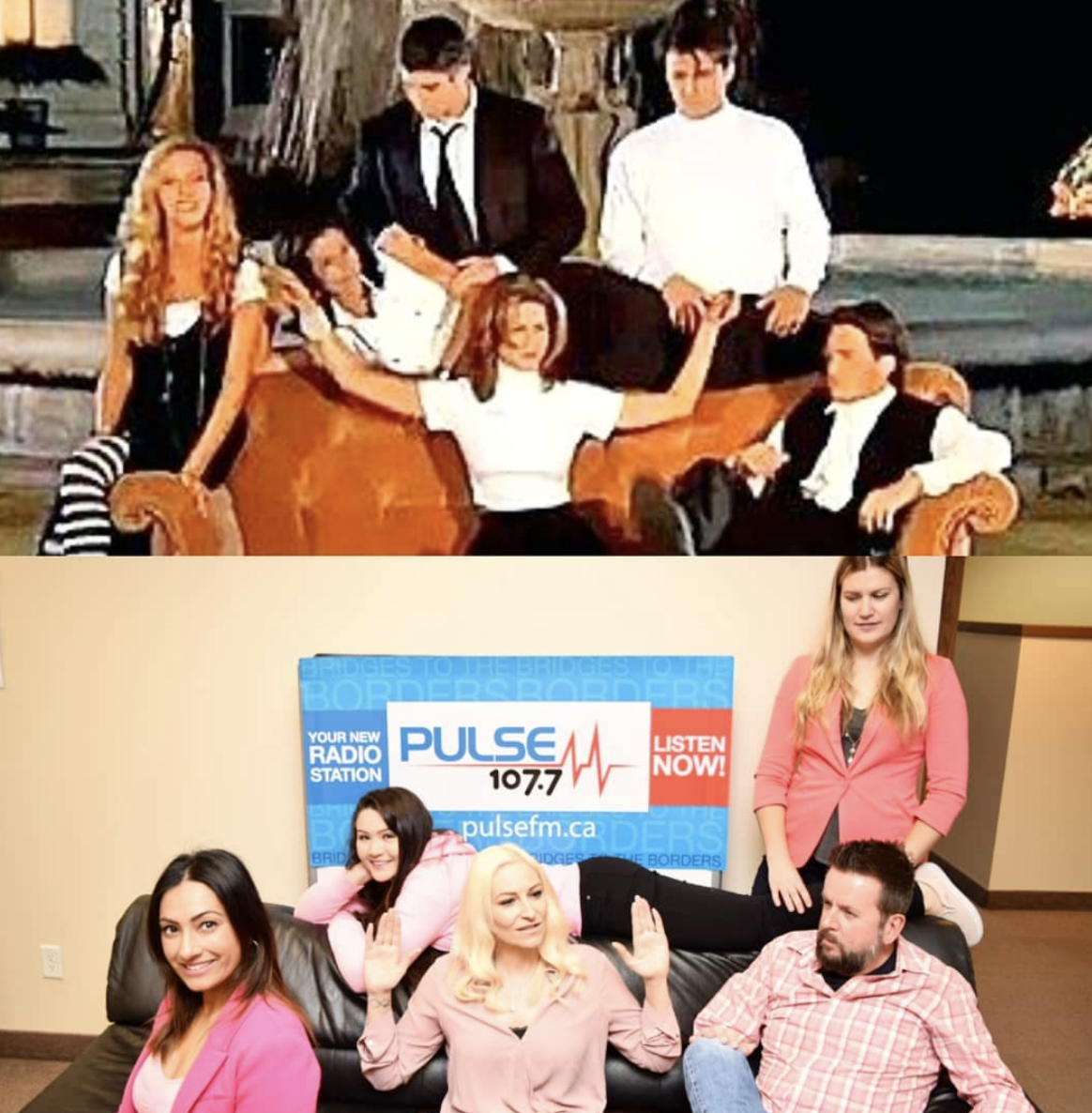 “I’ll be there for you, when the rain starts to fall!”