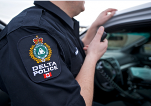 Woman and Delta Police officer stabbed at private school
