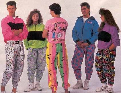 Hammer pants and neon, oh the 90’s