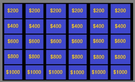 Jeopardy Face Off