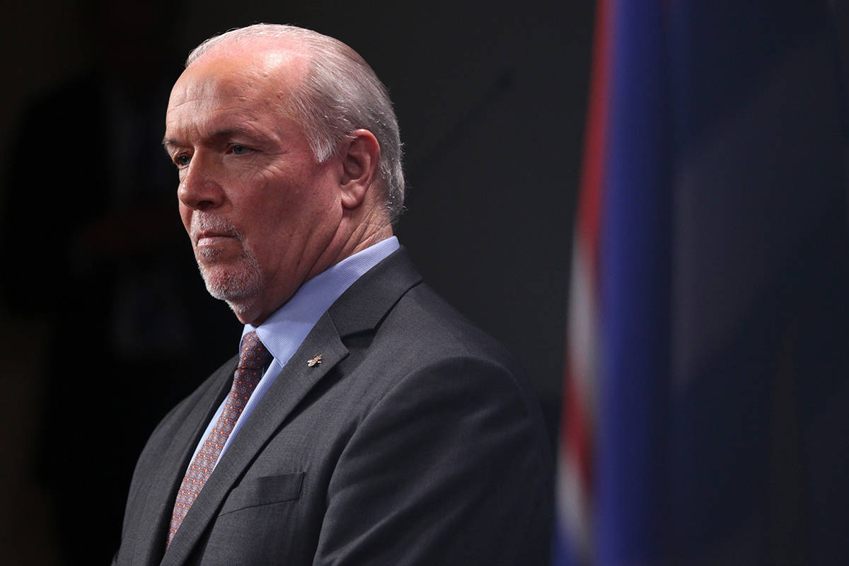 BC Premier John Horgan under fire for his comments during COVID update