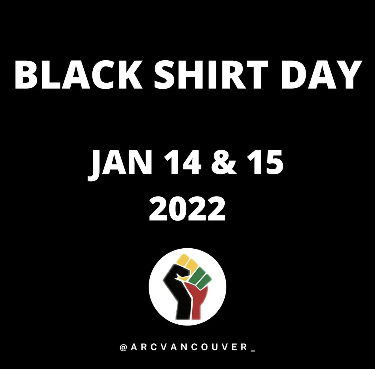 January 14 & 15 Are Black Shirt Day In BC – Learn Why You Should Take Part In This Day HERE