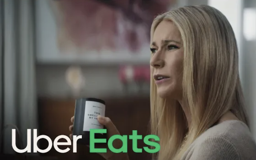 Here’s your Sneak Peak At Uber Eats Super Bowl Commercials Starring Gwyneth Paltrow, Jennifer Coolidge & Trevor Noah