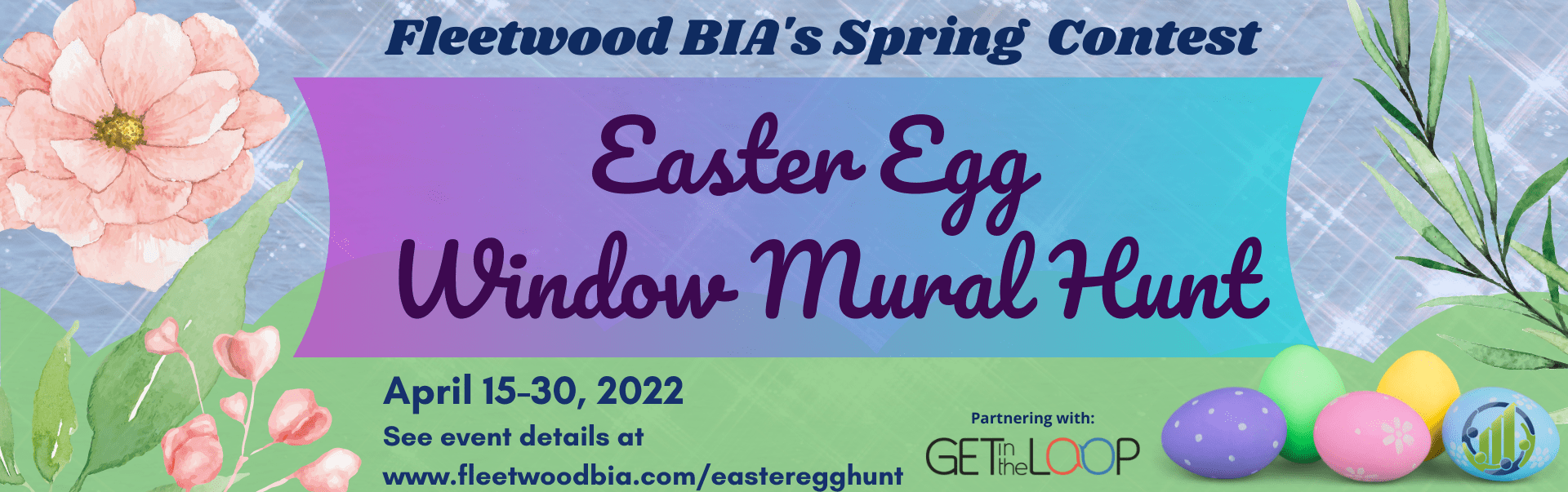 Take part in the Fleetwood BIA’s first annual Easter Egg Mural Hunt!